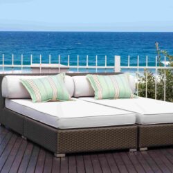 Mirage All weather outdoor pool daybeds with cushions for outdoor poolside areas